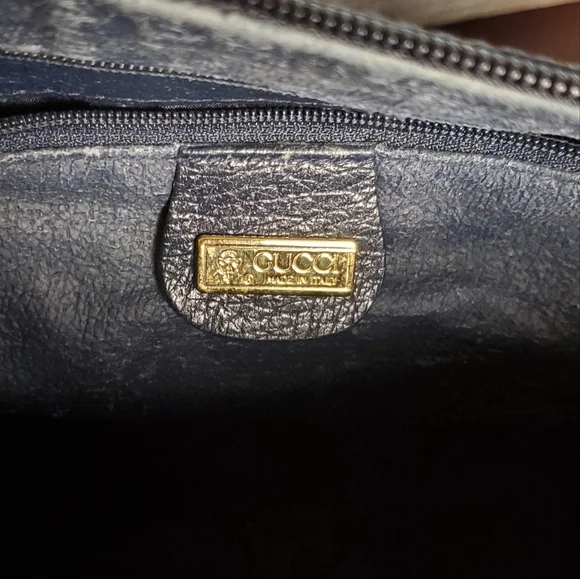 Vintage GUCCI GG Supreme Monogram Ophidia GG Blue Boston Bag #2390069 - Picture 12 of 16